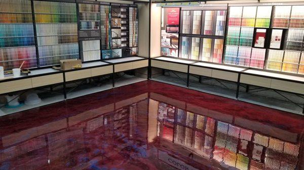 Simiron Epoxy Floor systems at Catalina Paints Northridge