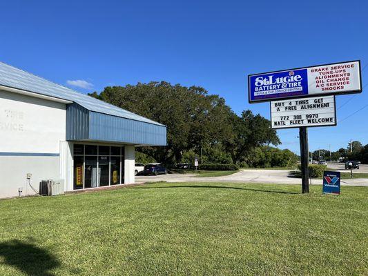 Building & sign