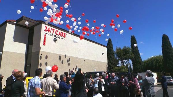 Release balloons , release burdens