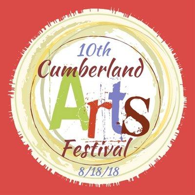 10th Anniversary of Cumberland Arts Festival is 8/18/18 so mark your calendars!