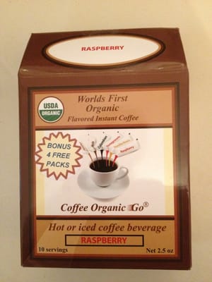 The world's only organic certified flavored instant coffee please visit us at coffeeorganicgo.com