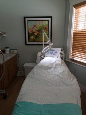 Electrology and laser IPL treatment room