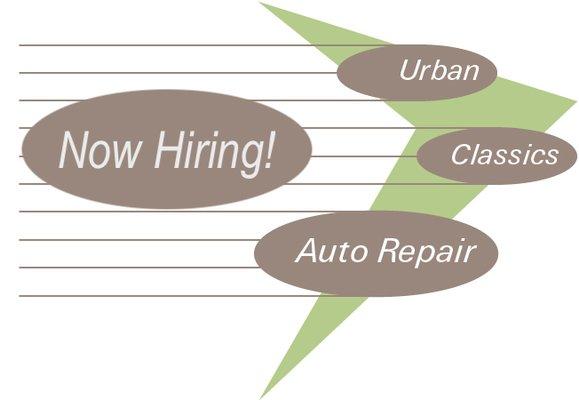 Urban Classics is currently hiring experienced Diagnostic Technicians. Visit our website to submit a resume and fill out an application!