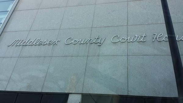 Does this not strike anyone else as a strange font for a court house?