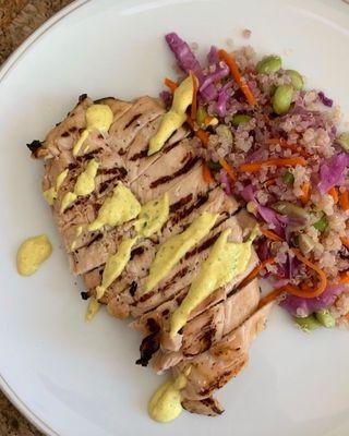 Grilled Chicken and Thai Quinoa