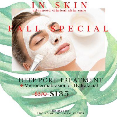 FALL SPECIAL | $135 ($350 VALUE)