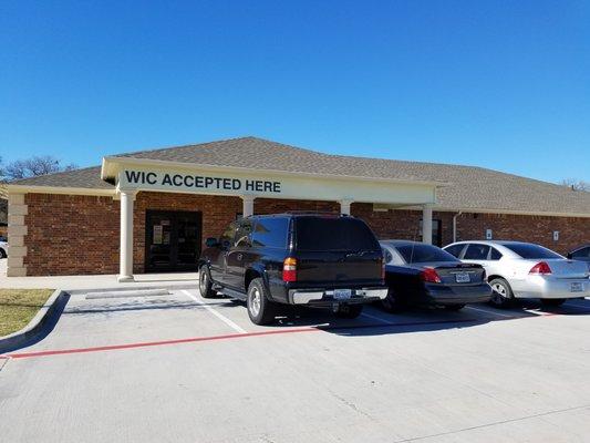 Conveniently located right next door to the WIC Clinic on Dairy Road, Garland.