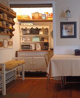 Kitchen hutch with all the essentials!