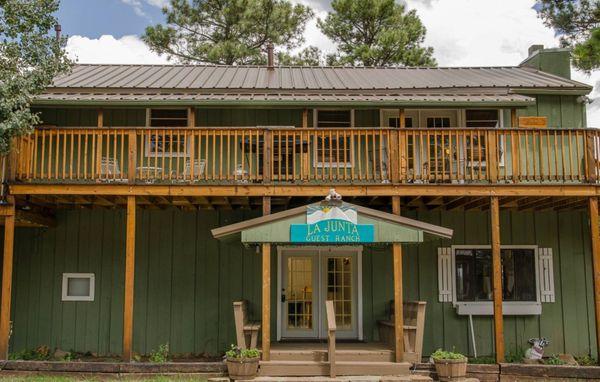 The main lobby and upstairs is Sierra Grande, a 5 bedroom lodge