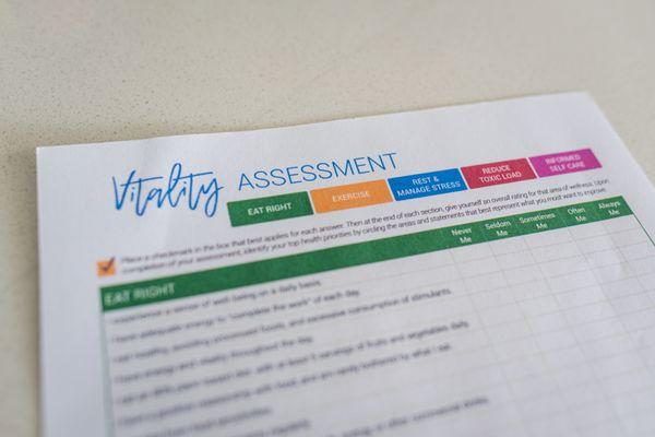 Vitality Health Assessment