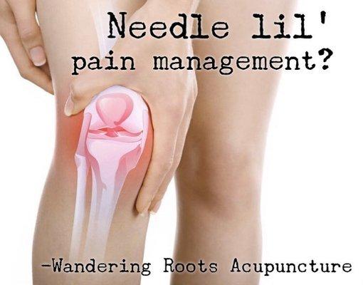 Acupuncture can help relieve knee pain