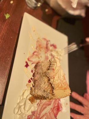 Cheesecake. We loved it at first bite. Sorry we didn't capture a pic before we devoured it.