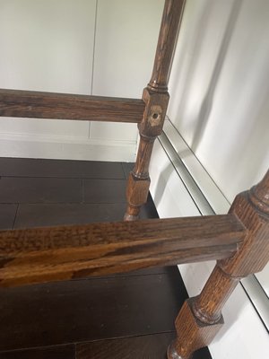 Broken furniture in the  the Big House (seriously, thank God none of our kids tried to sit on this stool or it would have collapsed)