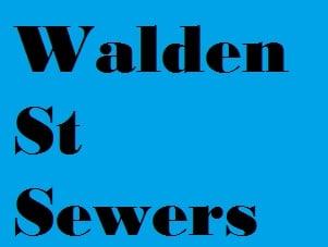 Walden St Sewers