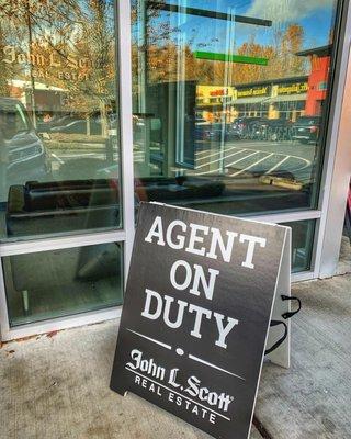 Always an agent on duty.