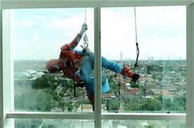 Your windows will never be cleaner especially with Spiderman cleaning them!!