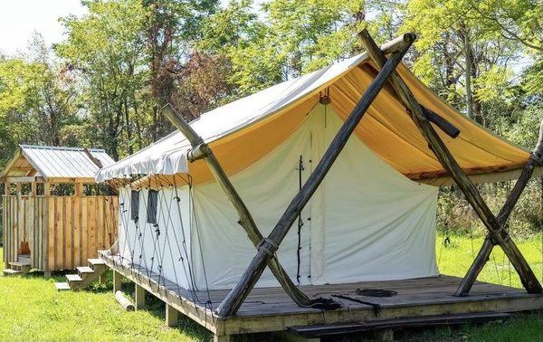 Massage tent