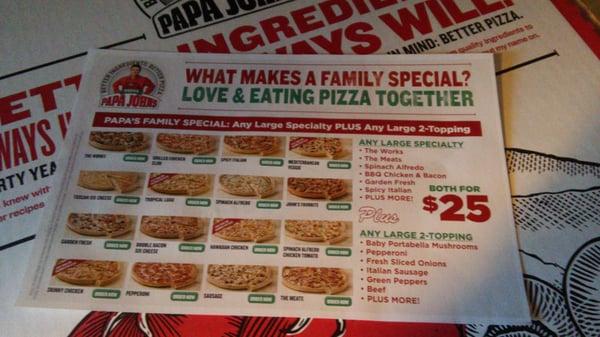 Papa Johns Pizza