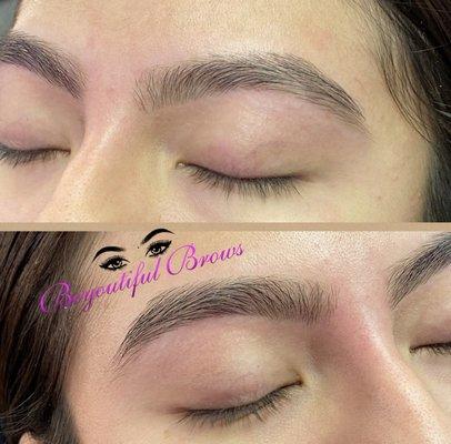 Eyebrow threading