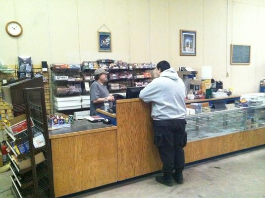 The main counter at Raven's Hollow