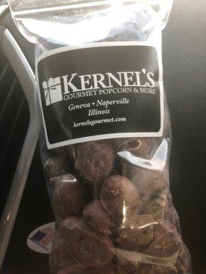 Chocolate covered peanuts