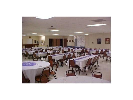 The Columbus Center is able to hold 200 people comfortably and has kitchen facilities available.