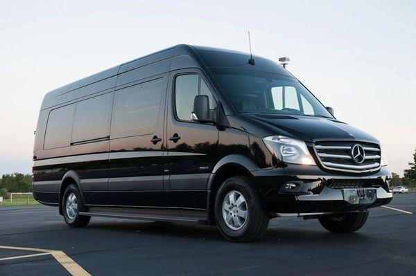 Need Group Transfer? We got you covered! We have sprinters with captain chairs and round seating with luxurious amenities and lights!