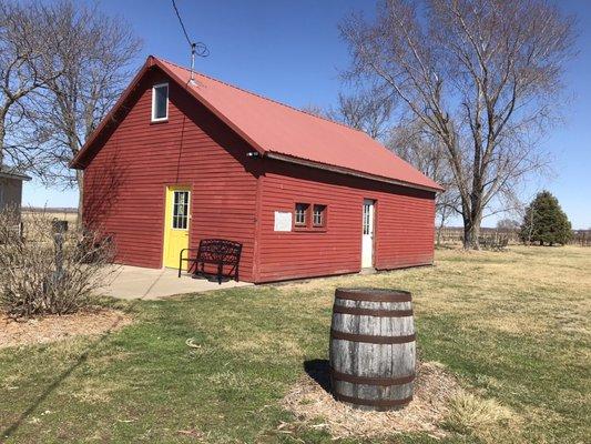 Exterior of tasting room