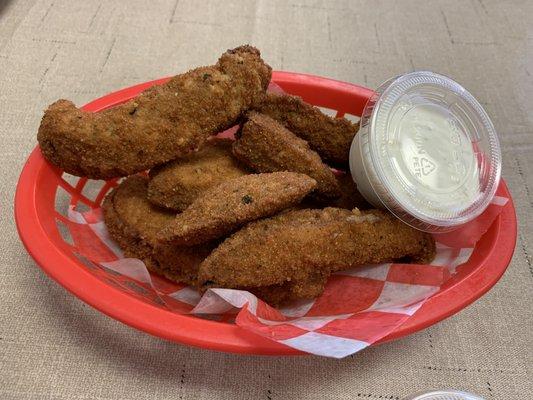 Deep Fried Portabella Mushroom.