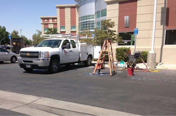 In front of Dr's on Stockdale hwy. mother in law post heart surgery follow up. Thanks for the extra walk FPI!