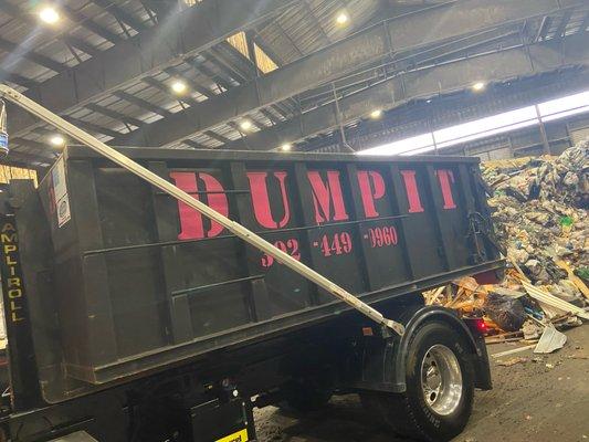 Dump it dumpster trash and junk delivery.