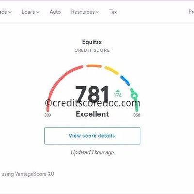 Client credit score raised 174 points.