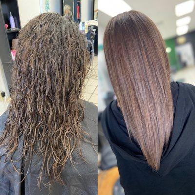 Keratin Complex smoothing treatment by Natalie