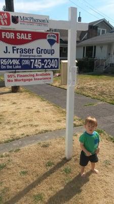 Evan has a new house.  Listed and sold his 'first house' with 7 offers and $50k over asking....then got them the perfect fit.