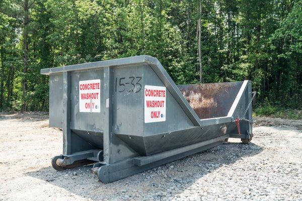 Concrete Dumpster