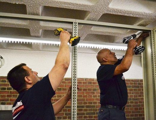 Shelving Installation at this Library Move!