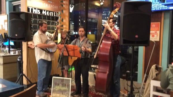 4th Street String band live this Saturday at Bar77 in Whole Foods Market