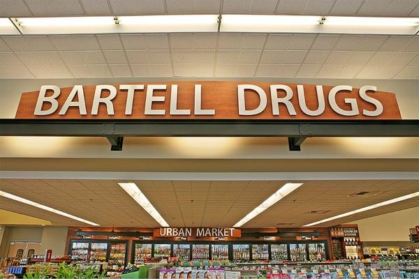 Interior Signage for Bartell Drugs (various locations) created by National Sign Corporation