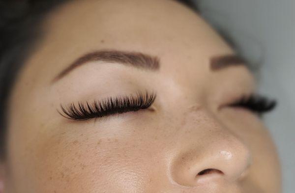 Volume lash extensions