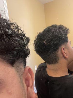 look at the fade.