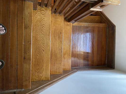 Wooden floor stairs