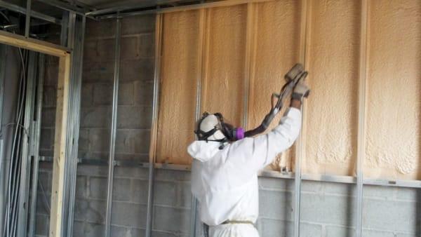 Spray Foam Insulation Exterior Walls