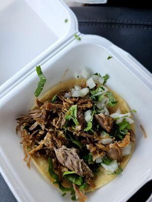 Carnitas taco