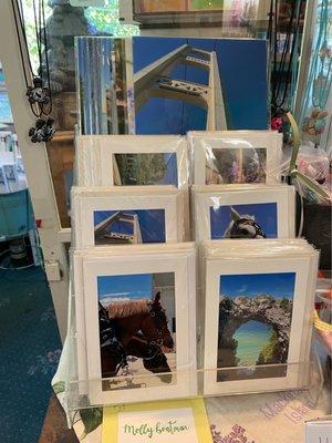 Wonderful photo cards that are sold at the shop. All the images are from Mackinac Island.