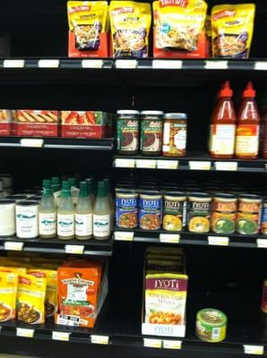 Indian food section