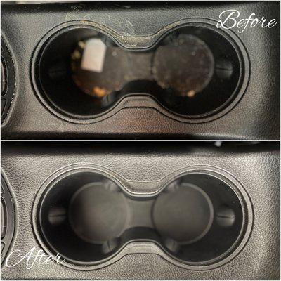 Cupholder Before and After