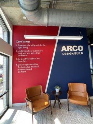 Wall signage from ARC