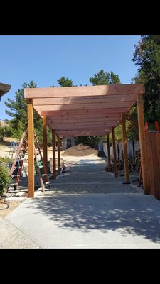 New pergola perfection.