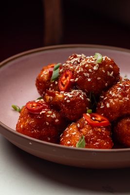 General Tso Cauliflower Bites