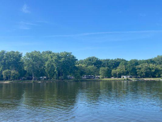 View from across the Mohawk River